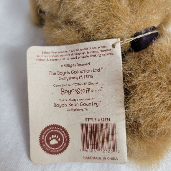 Boyd's Bear Head Bean #82524 Ruthie Best Dressed Bears Series Mom w/tag mother's - Picture 7 of 10